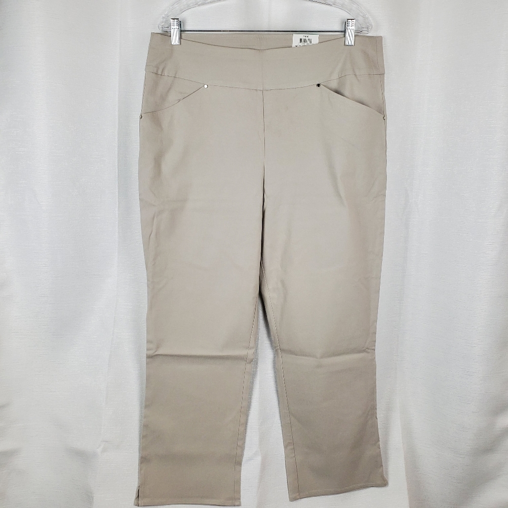 *NEW* INC Curvy Skinny Crop Mid Rise Pull On Pants